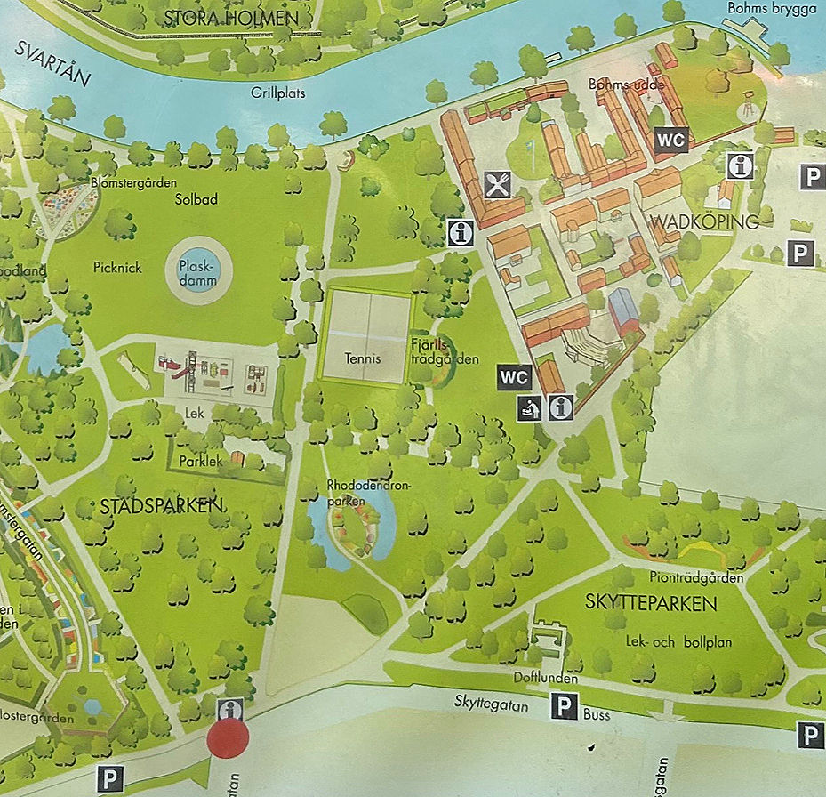 Fru ResGlad besöker Wadköping och Stadsparken i Örebro