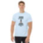 Carolina Blue Front View "Guns Don't Kill People" T-Shirt