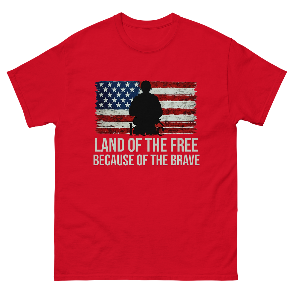 Thumbnail: "LAND OF THE FREE" Unisex Classic Tee
