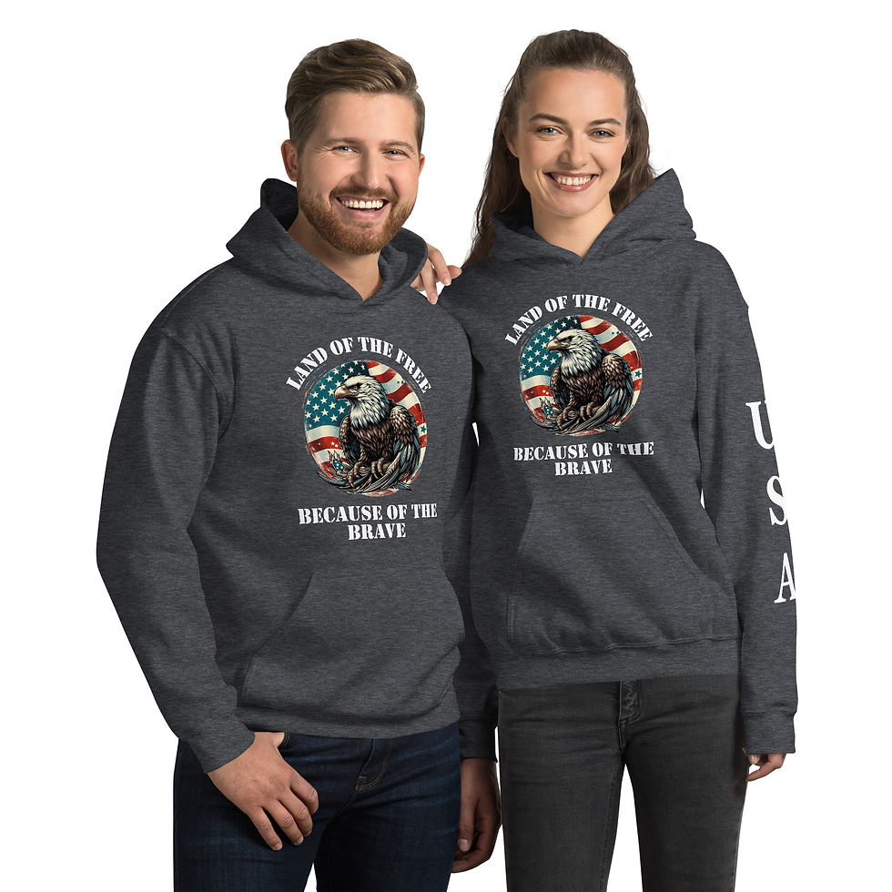 Thumbnail: Land of the Free - Unisex Hoodie