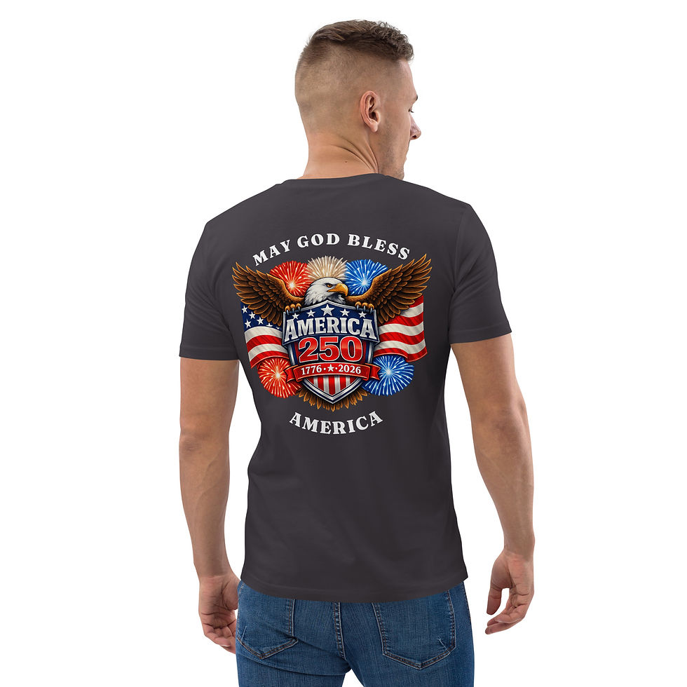 Thumbnail: America 250-Unisex Organic Cotton T-Shirt