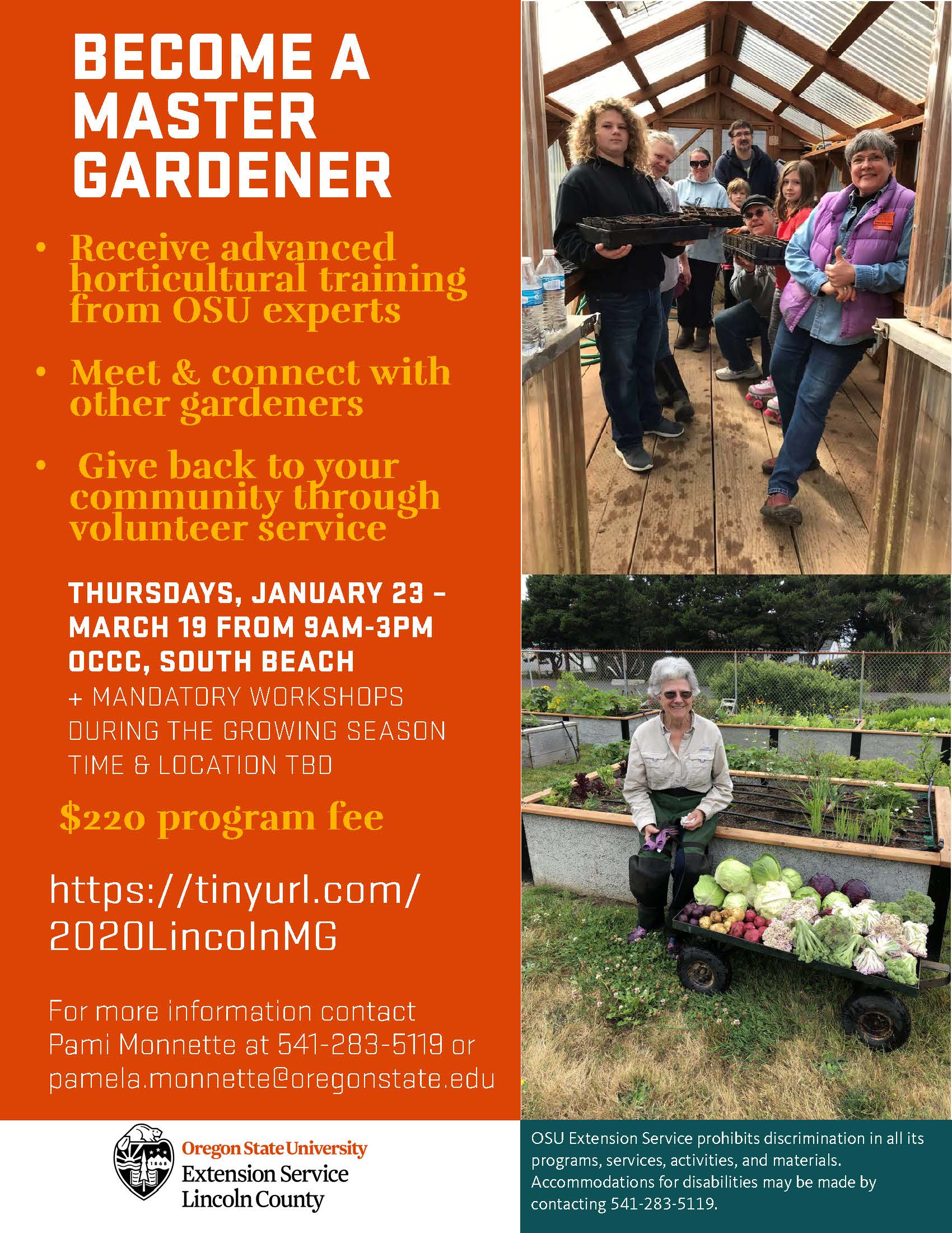 Registration For 2020 Master Gardener Class Is Open Act Now