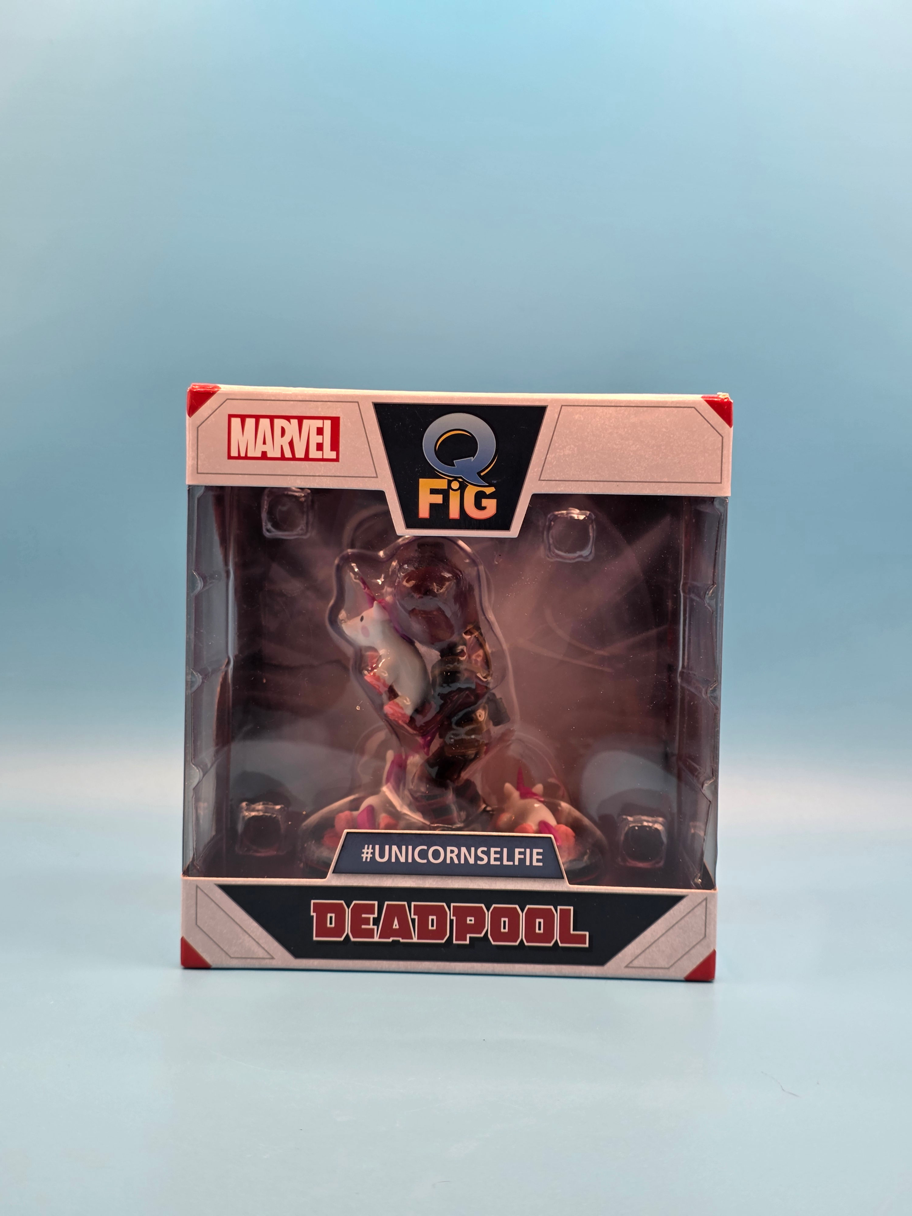 Q Fig Deadpool Unicorn Selfie