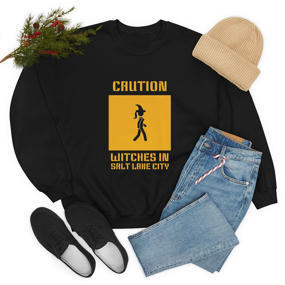 Thumbnail: Caution Witches In SLC Crewneck