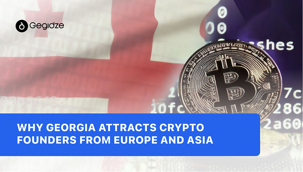 Why Georgia Attracts Crypto Founders from Europe and Asia