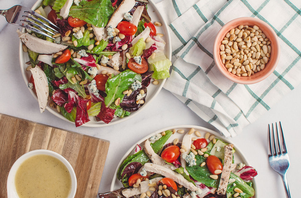 Salada de frango fresco
