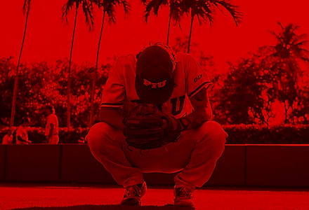 Shane Tucker meditating before throwing