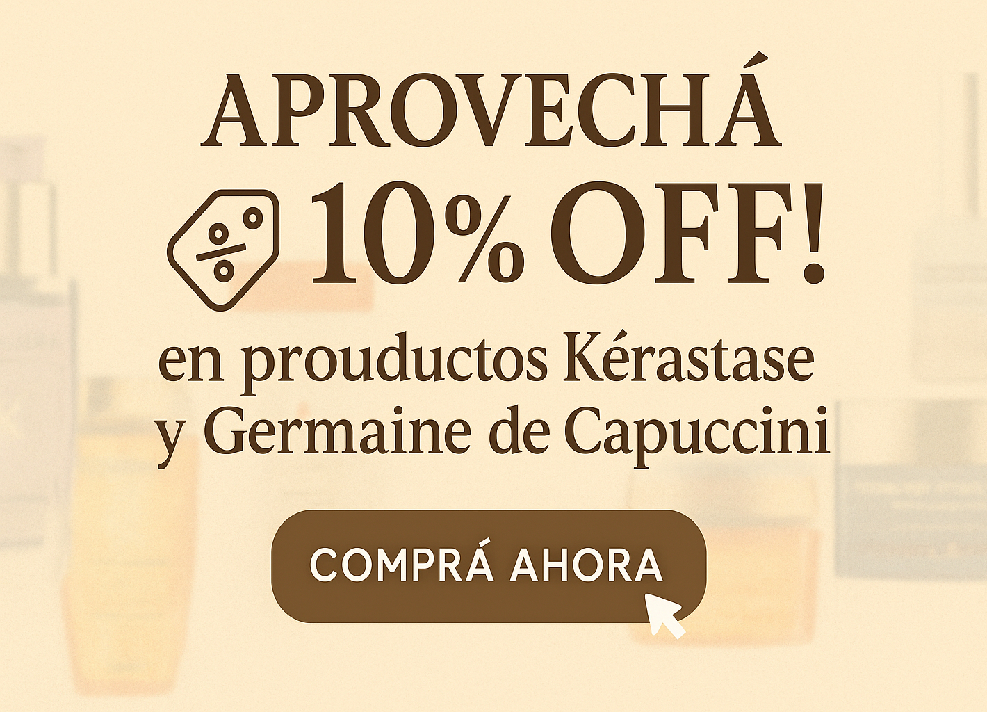 10% OFF en Kérastase y Germaine de Capuccini