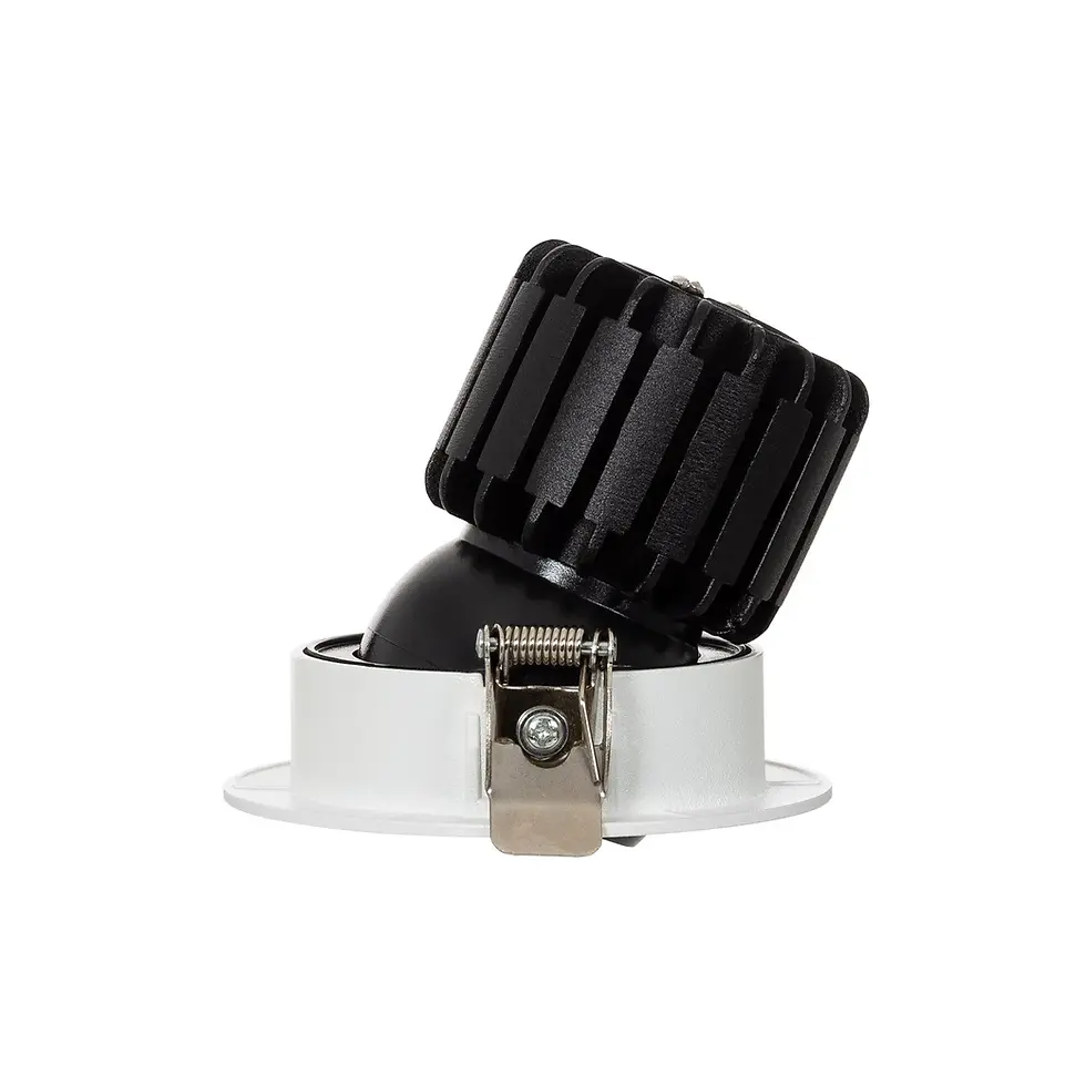 Miniatura: Foco Downlight LED 7W COB Direccionable Corte Ø 80 mm CRI90 No flicker