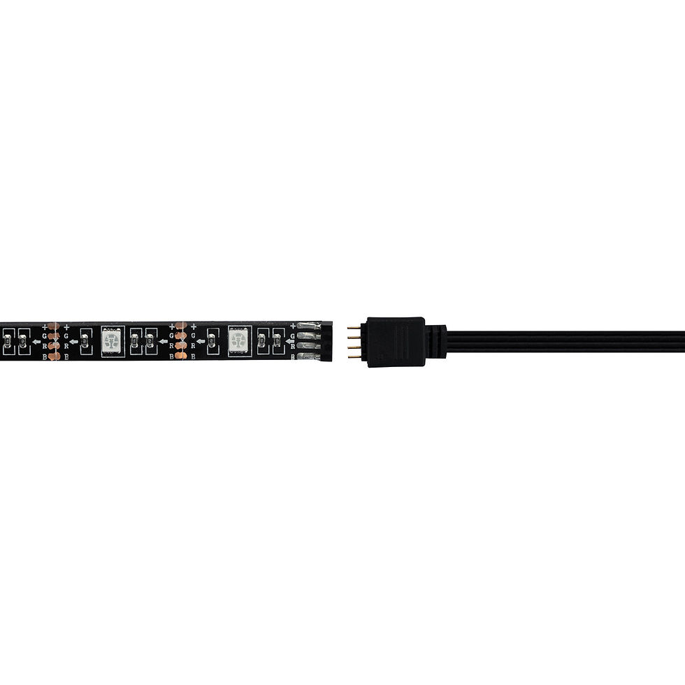 Miniatura: Kit Tira LED 5V DC 30LED/m con USB para Televisión 2m IP65           Kit Tiras