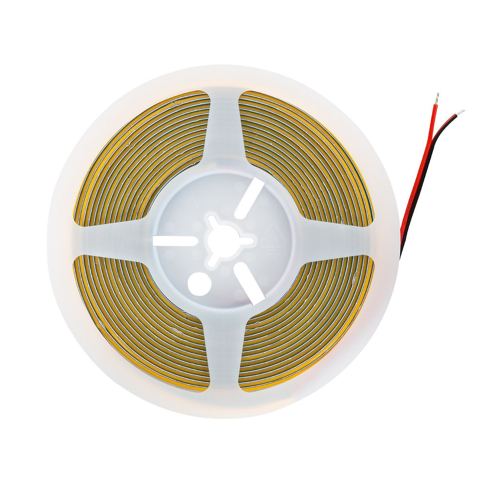 Thumbnail: COB LED Strip 24V DC 385 LED/m 5m IP20 CRI90 Super Narrow Width 5mm Cut every 4