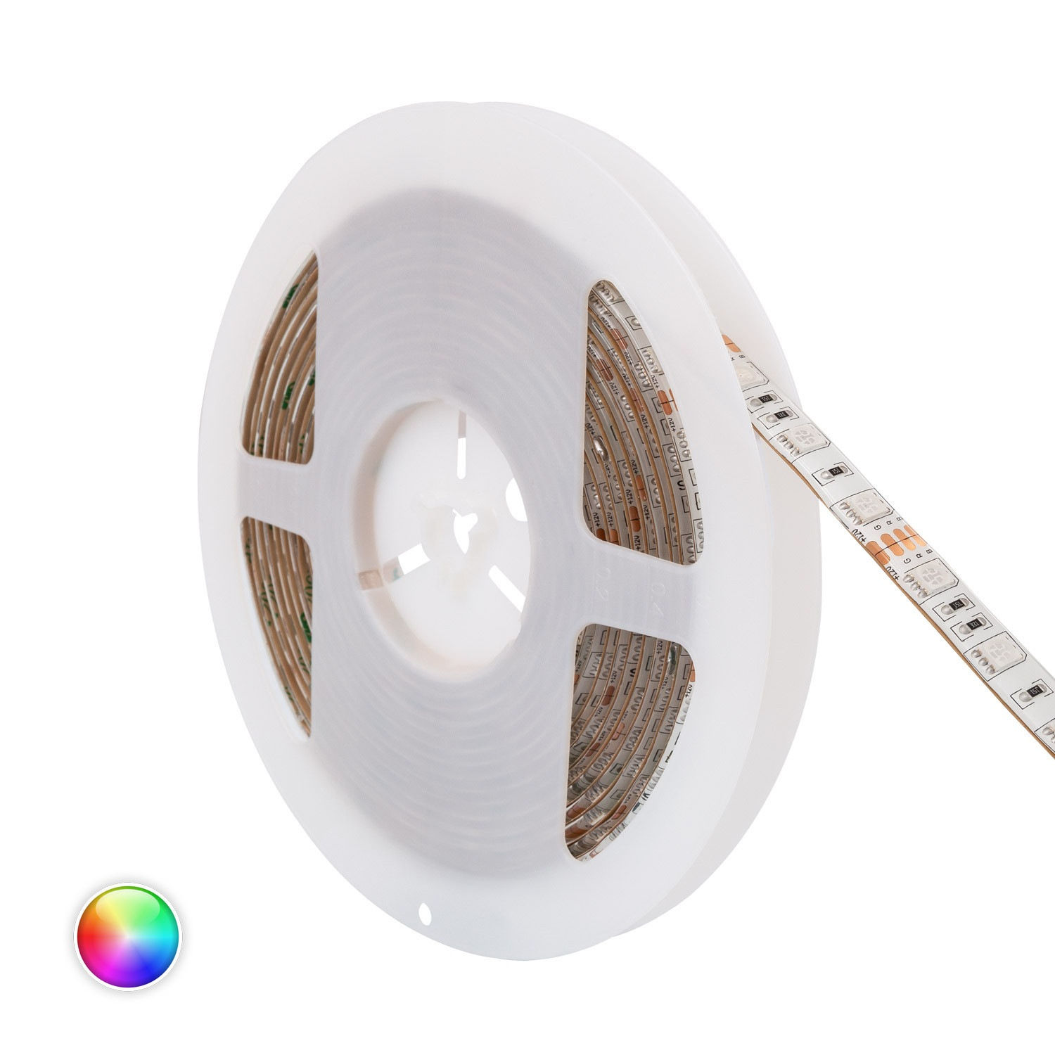LED Strip 12V DC 60LED/m 5m RGB IP20 Width 10mm