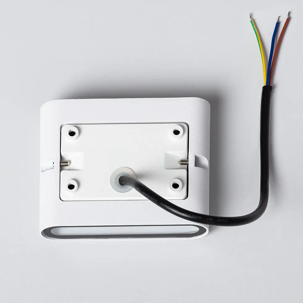 Miniatura: Aplique de Pared LED 6W de Aluminio Cuadrado para Exterior Iluminación Doble Car