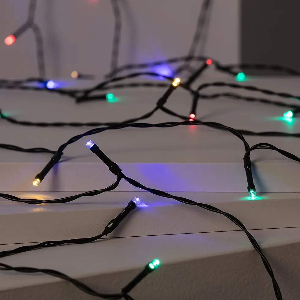 Miniatura: Guirnalda Solar Exterior RGB Cable LED 12m