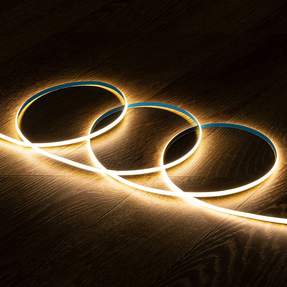 Thumbnail: COB LED Strip 24V DC 385 LED/m 5m IP20 CRI90 Super Narrow Width 5mm Cut every 4
