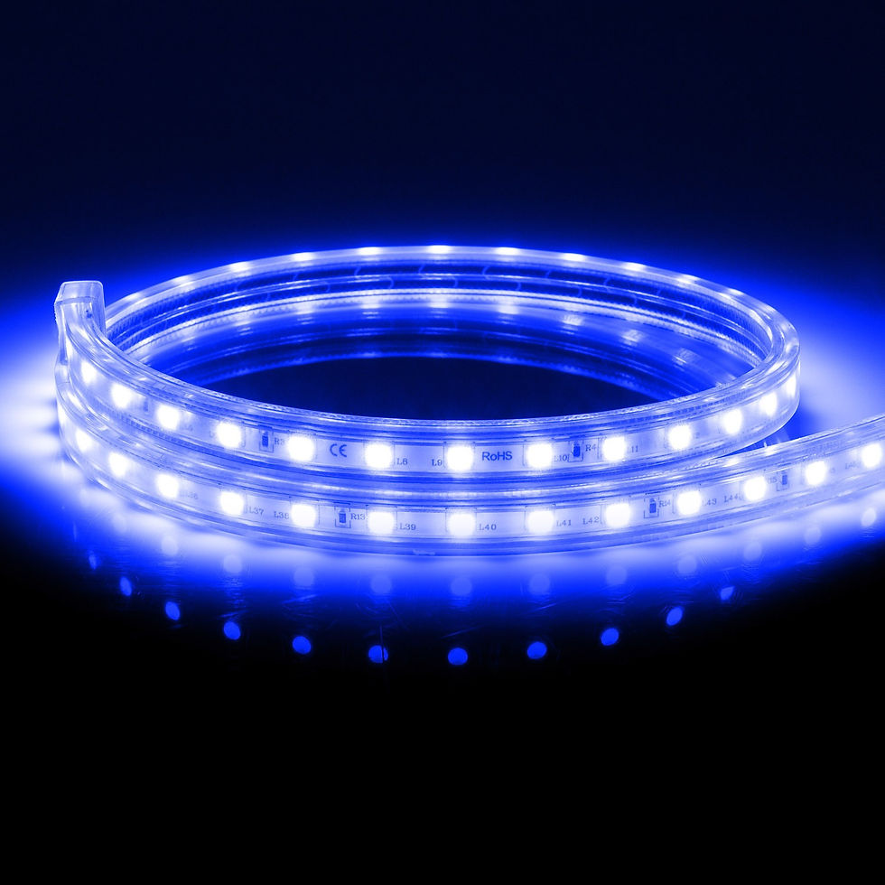 Thumbnail: RGB LED Strip IR Control 220V AC 60 LED/m IP65 Custom, 16mm Cut at 1M