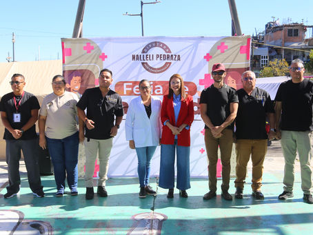 Realiza Nalleli Pedraza Feria de Salud en Trincheras