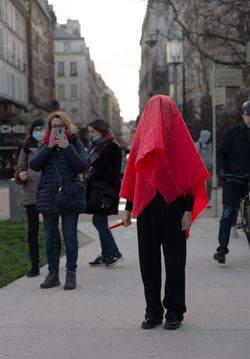 Red, on an endless horizon