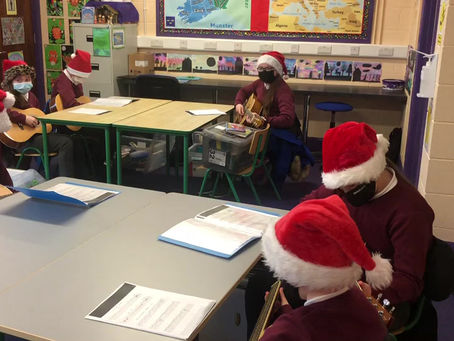 Guitar Playing in Sixth Class🎶