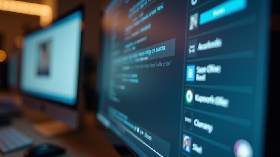 Close-up view of a computer screen showing an online course interface