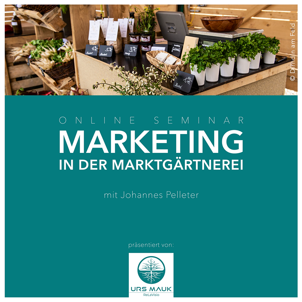 Marketing in der Marktgärtnerei