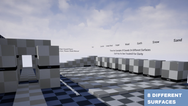 Different Footsteps Sound System (FPS) Blueprint