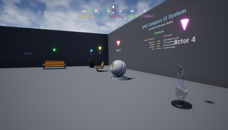 RPG Compass UI System
