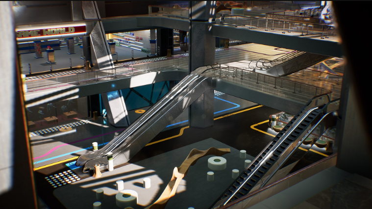 Shopping Mall Environment Kit