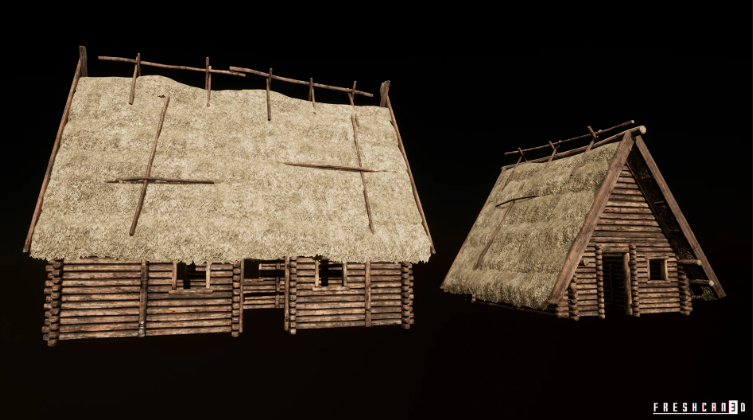 Medieval Village Houses Pack