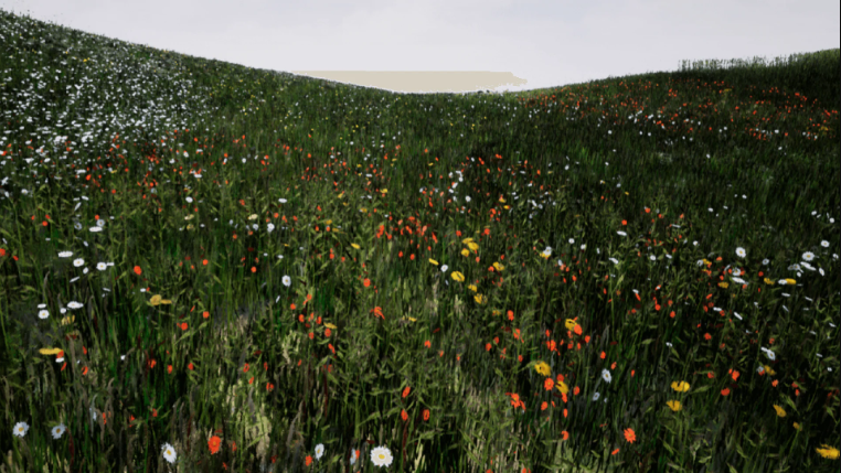 Grass with simple interaction