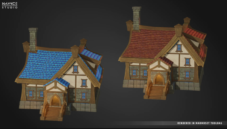 Stylized Human Buildings