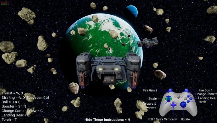 Hình thu nhỏ: (Pre) SciFi Lander Spaceship with Playable Flight System