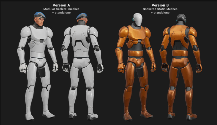 Modular Male Mannequin on Standard Skeleton