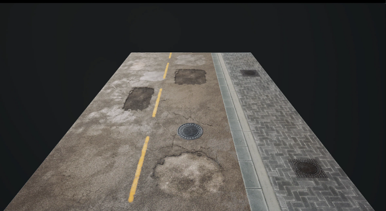 "Road" - Materials and Decals
