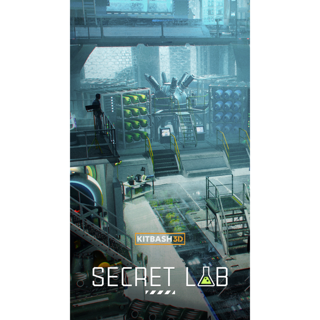 Secret Lab Kitbash 3D - Secret Laby