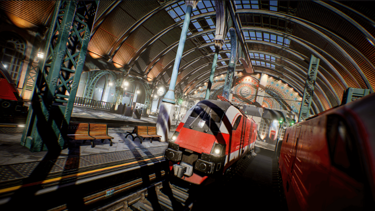 (Pre) Victorian Train Station and Railroad Modular Set