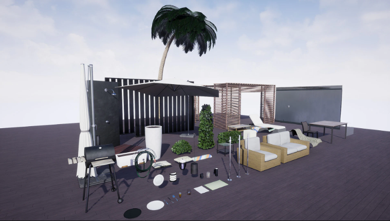 Thumbnail: (Pre) Outdoor Furniture. Day and Night Scenes