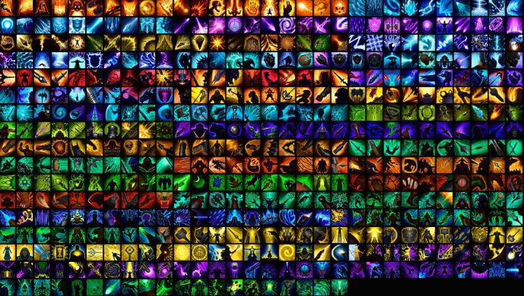 500 RPG Spell Icons - Fantasy