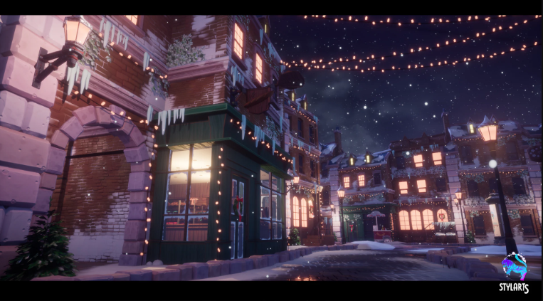 Thumbnail: Stylized Christmas Town
