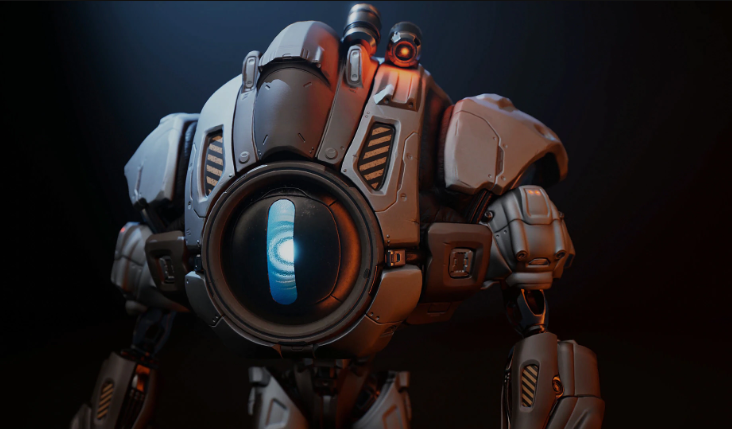 Sci Fi Heavy Bot