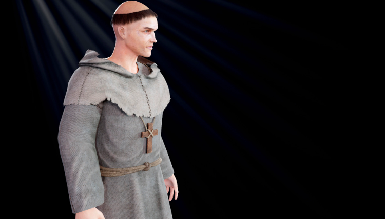 Thumbnail: Medieval Monk