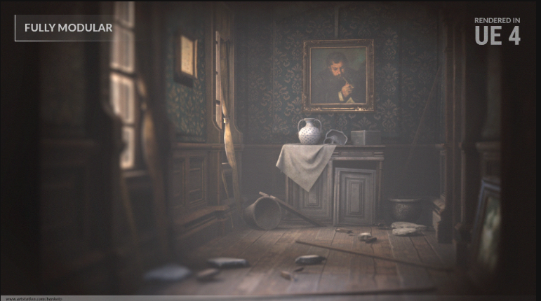 Thumbnail: Abandoned Mansion _ Fully Modular Asset Pack