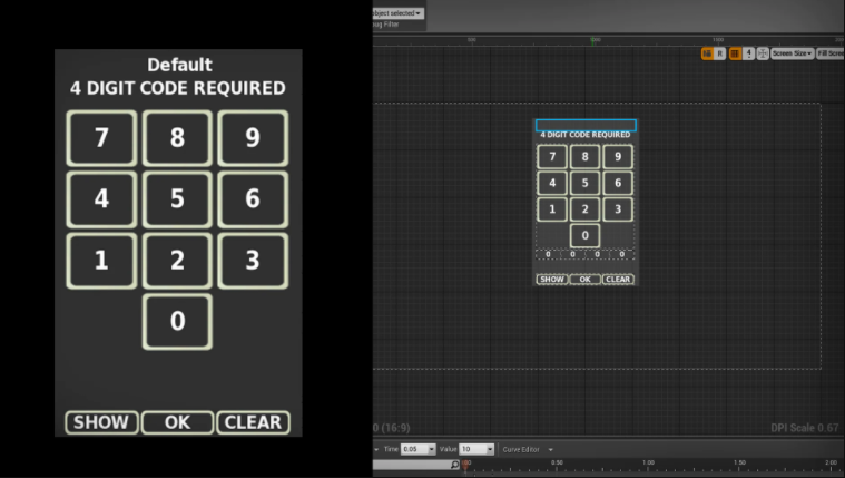 BP Keypad UI