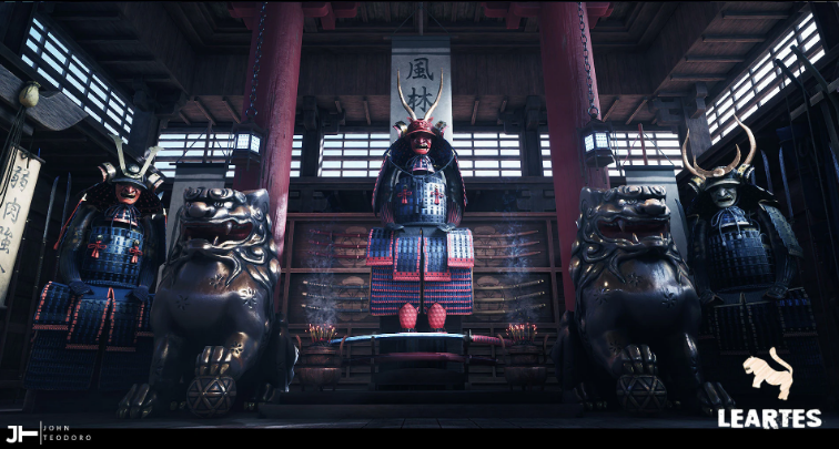 Hình thu nhỏ: Feudal Japan Warroom Environment