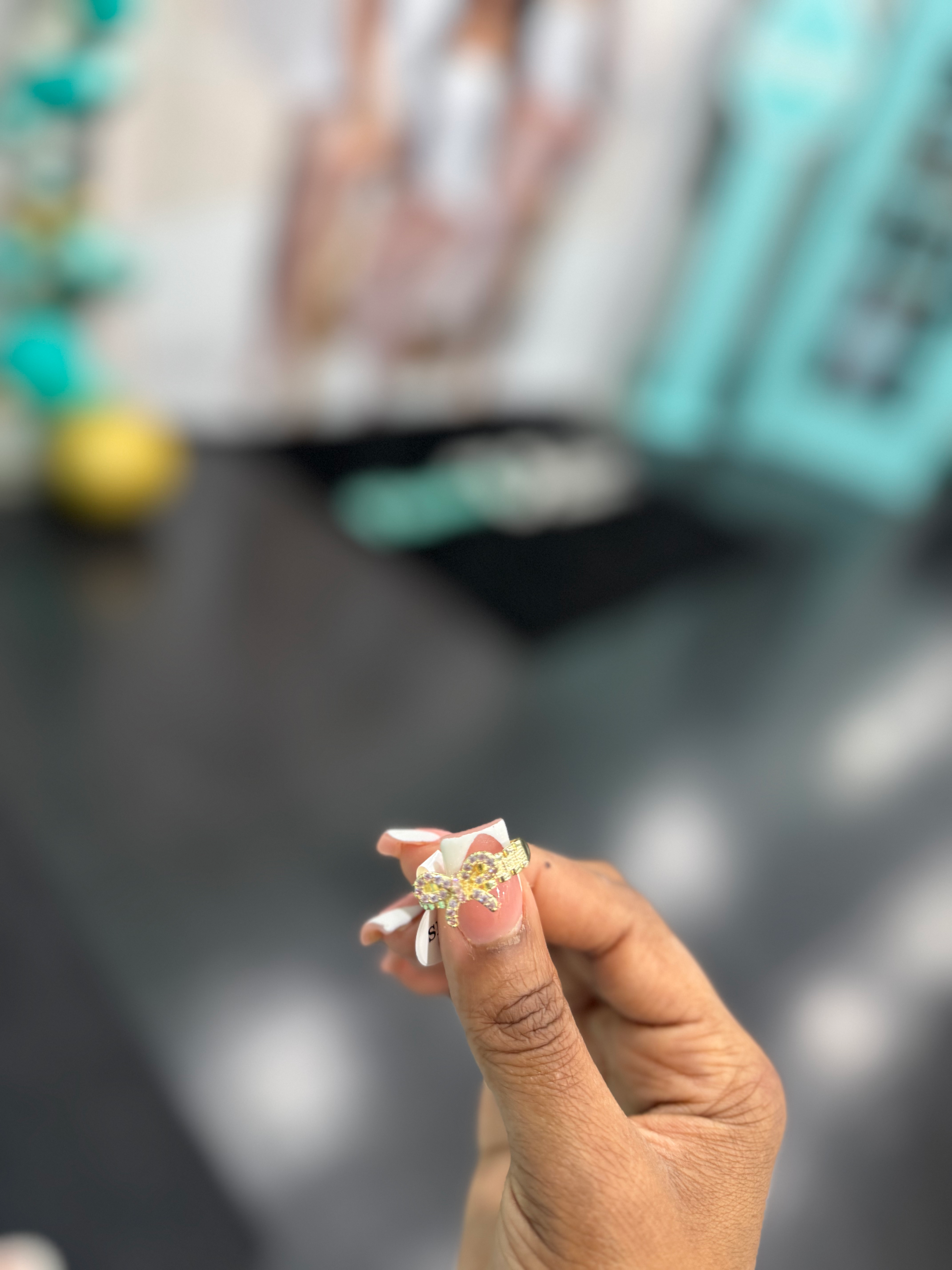 Pink Bow Ring
