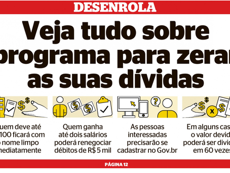 Desenrola vai parcelar as dívidas em até 60 vezes