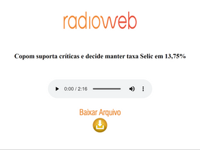 Copom suporta críticas e decide manter taxa Selic em 13,75%