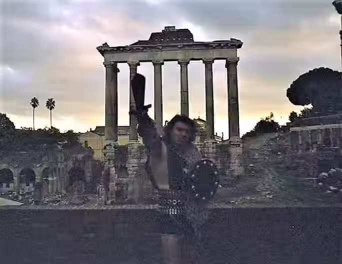 Gianluca's childhood in Rome