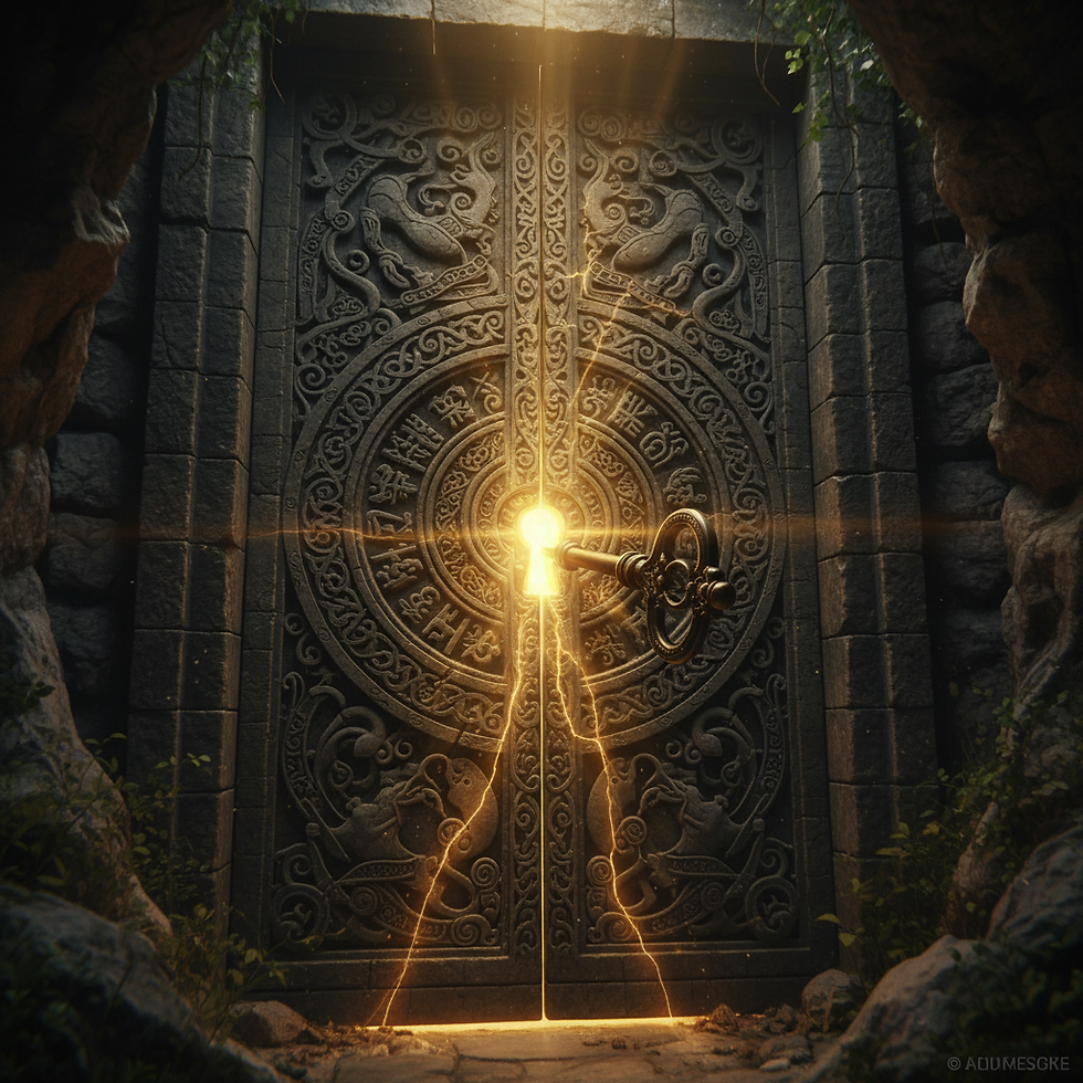 Unlock the doorway to share the light even from the darkest corners