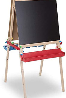 toddler easil with chalk board